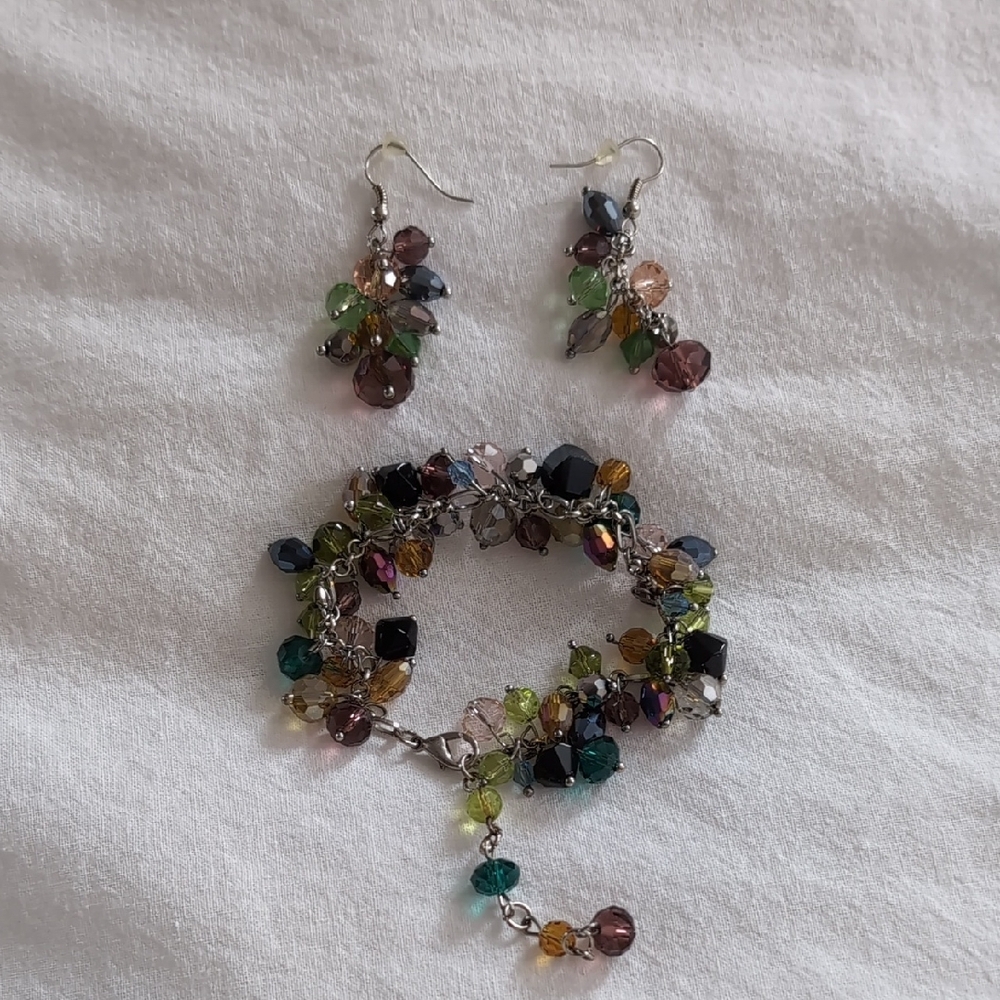 Multicolor Beaded Jewelry Set